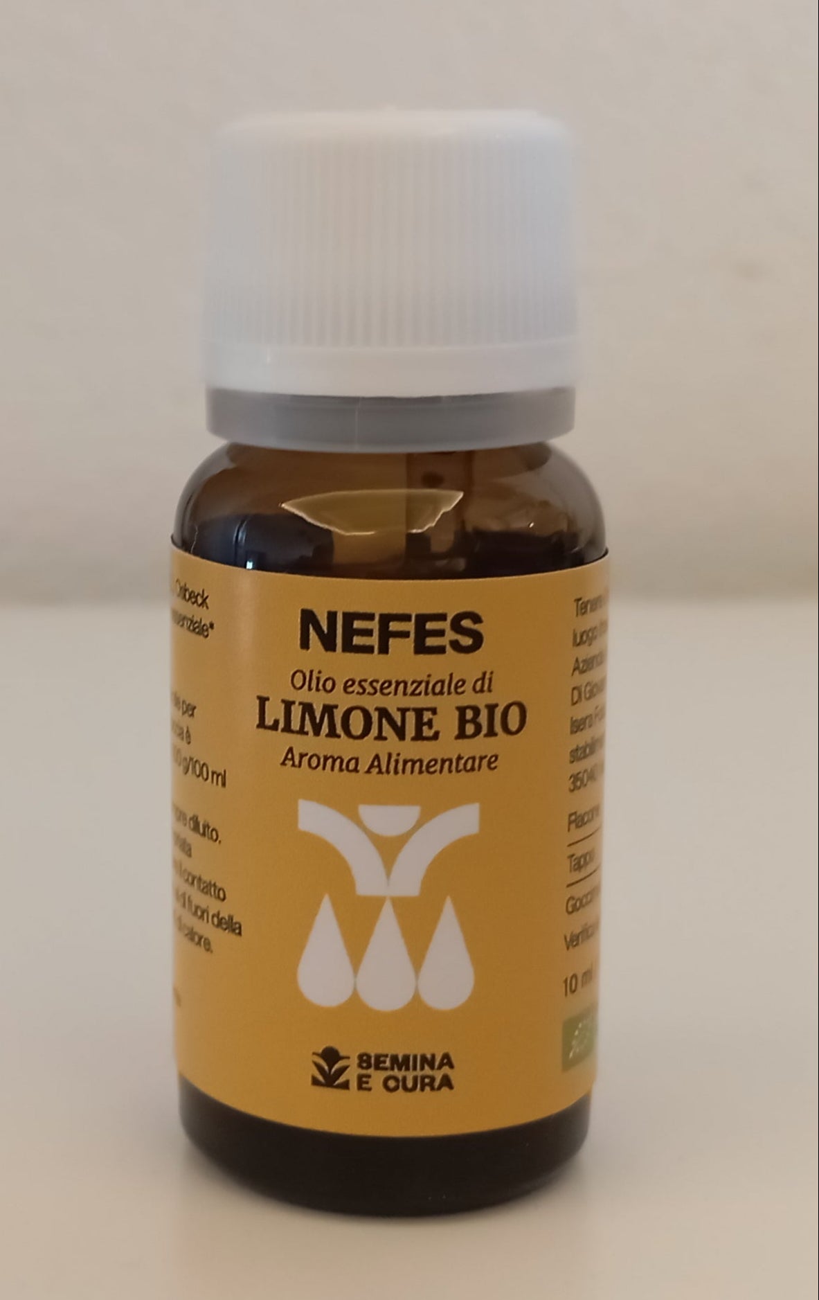 Nefes olio essenziale di LIMONE Bio