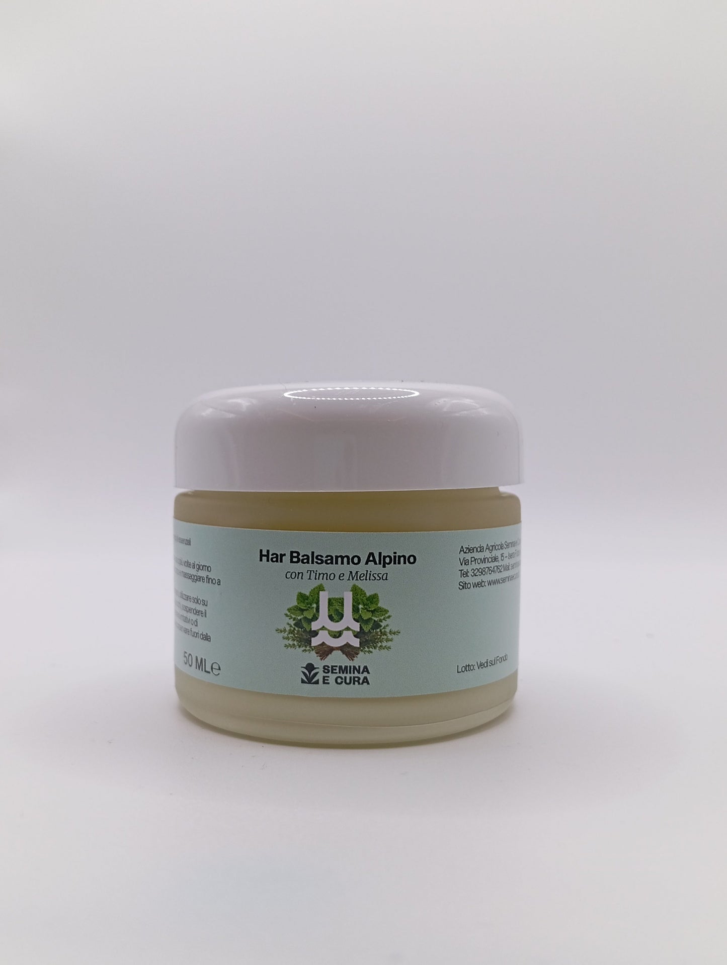 Har balsamo alpino con Timo , Melissa ed Achillea