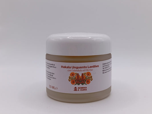 Hakala unguento lenitivo con Calendula, Elicriso, Iperico ed Achillea